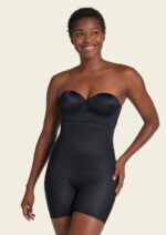 LEONISA-SmartCore Plunge Back Classic Sculpting Body Shaper