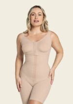 LEONISA-Sculpting Body Shaper with Built-in Back Support Bra