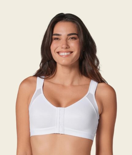 LEONISA-Multi/Functional Unlined Wireless Posture Corrector Bra