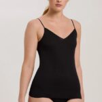 HANRO-Cotton Seamless V-Neck Camisole
