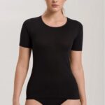 HANRO-Cotton Seamless Short Sleeve Shirt