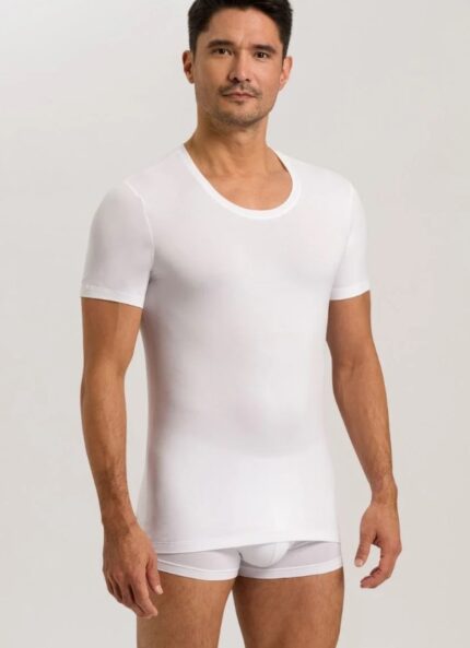 HANRO-Cotton Superior Crewneck T-Shirt