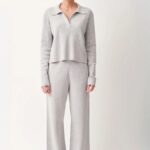 Skin-Milan Cotton Cashmere Polo Sweater & Pant