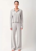 Skin-Milan Cotton Cashmere Polo Sweater & Pant