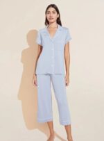 Eberjey - Gisele TENCEL™ Modal Short Sleeve Cropped PJ Set