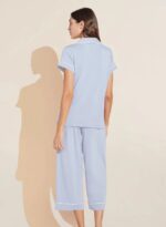 Eberjey - Gisele TENCEL™ Modal Short Sleeve Cropped PJ Set - Image 3