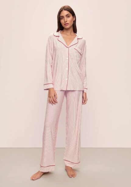 Eberjey - Gisele Printed TENCEL™ Modal Long PJ Set