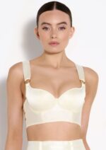 *Signature Silk Longline Bodice Bra - Bordelle