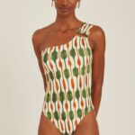 LENNY NIEMEYER - One shoulder detail one piece