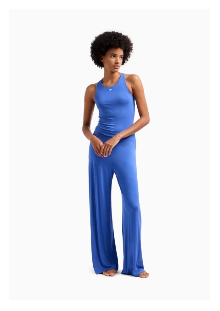 Emporio Armani - Beachwear jumpsuit with micro stud logo - Image 1