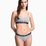 Emporio Armani - Two-pack of organic-cotton briefs with logo waistband