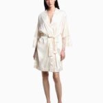 *Emporio Armani - Bridal satin kimono robe