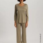 HANRO-Long Sleeve 7/8 PJ with lace