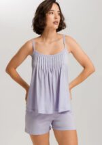 *HANRO - Shorts and top with stitched pleats