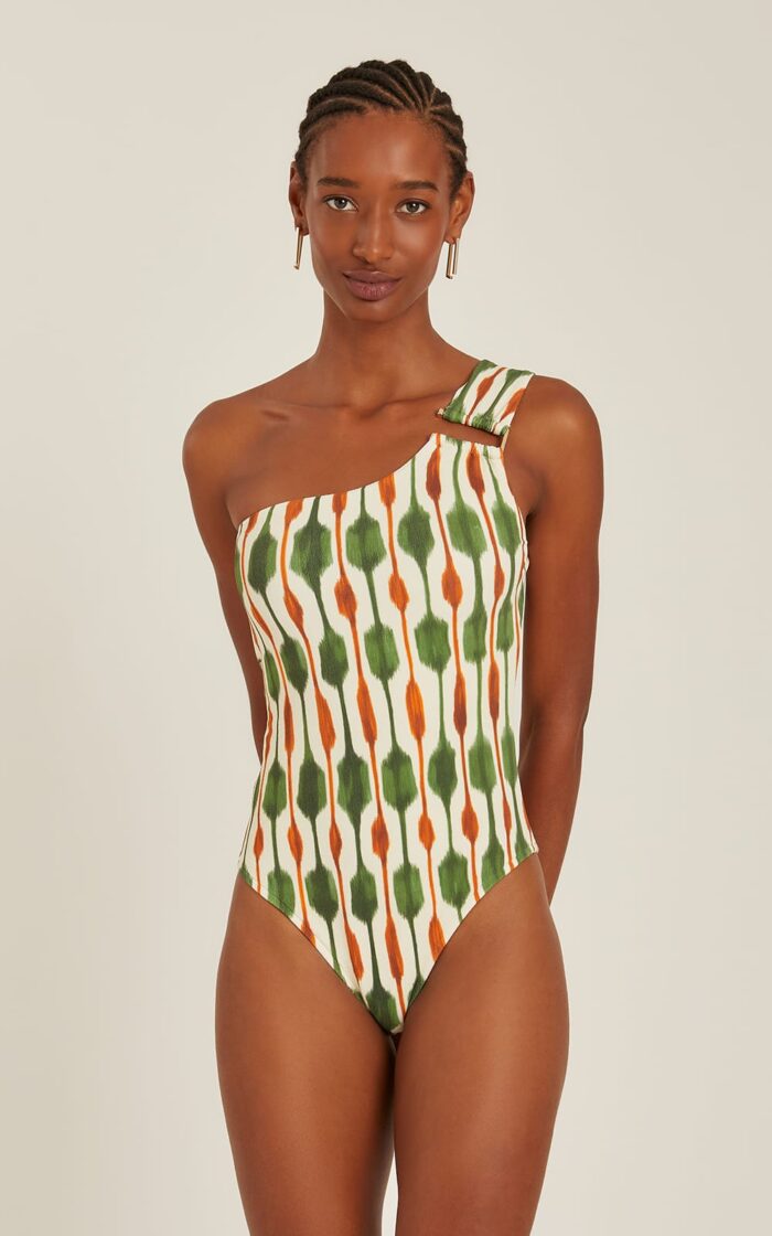 ⁦LENNY NIEMEYER - One shoulder detail one piece⁩ - الصورة ⁦1⁩