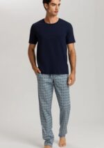 HANRO-Short Sleeve Shirt & Long Pants