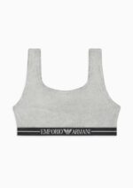 Emporio Armani - Organic-cotton bralette with logo underband - Image 2