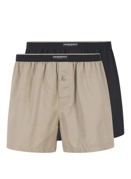 Emporio Armani -   Two-pack of logo label cotton boxers