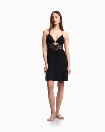 Emporio Armani - Eternal Lace recycled-lace nightdress