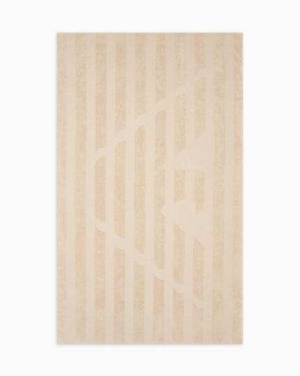 Emporio Armani - Terrycloth beach towel with oversized eagle