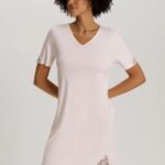 HANRO-Nightdress with floral accents
