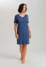 ⁦HANRO-Short Sleeve Nightdress 100 cm⁩ - الصورة ⁦5⁩
