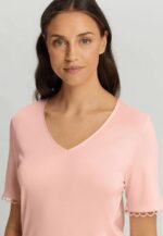 ⁦HANRO-Short Sleeve Nightdress 100 cm⁩ - الصورة ⁦5⁩