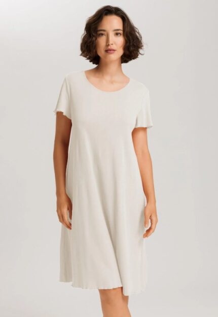 HANRO-Short Sleeve Nightdress 100 cm