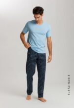 HANRO- S/SLV Shirt V-Neck & Long Pants