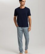 HANRO-Short Sleeve Shirt & Long Pants