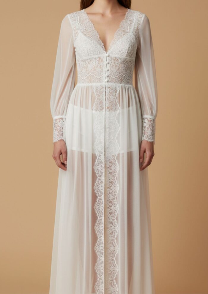 Ludmila - Lace Robe - Image 2