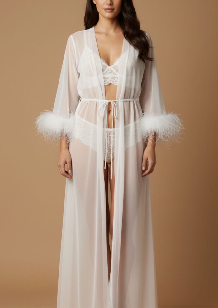 Ludmila - Transparent Robe - Image 2