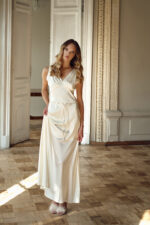 Ludmila - Long satin dress - Image 3
