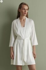 effetto - Silk satin robe