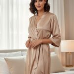 effetto - Silk satin robe