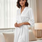 effetto - Silk satin robe