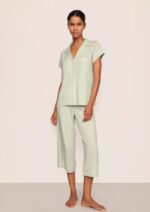 *Eberjey-Gisele TENCEL™ Modal Short Sleeve Cropped PJ Set