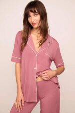 Eberey - Gisele TENCEL™ Modal Short Sleeve & Pant PJ Set - Image 2