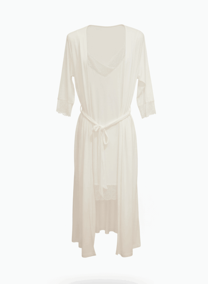 ⁦effetto - Women's silk robe⁩ - الصورة ⁦1⁩