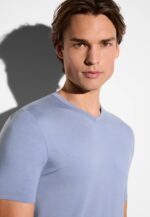 Zimmerli - T-Shirt Short Sleeve V-Neck - Image 2
