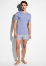 Zimmerli - T-Shirt Short Sleeve V-Neck - Image 3