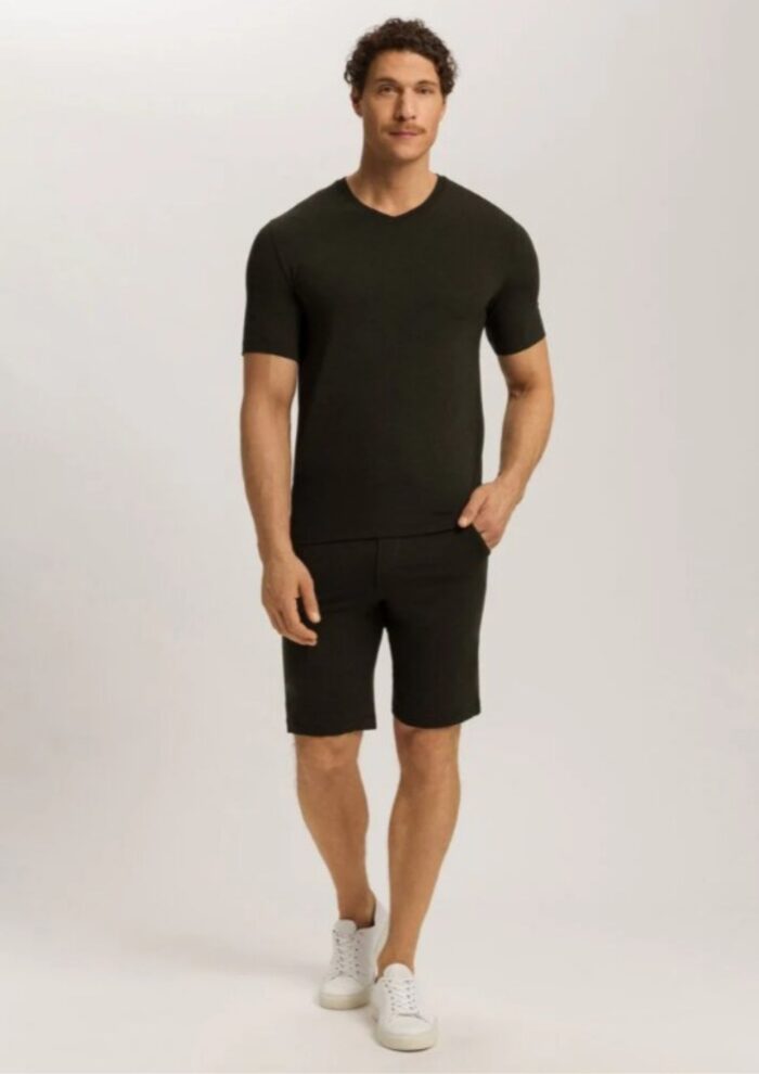 HANRO-S/SLV Shirt V-Neck - Image 8