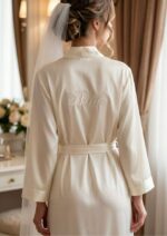 Sarah Foster - Satin Bride Robe - Image 4