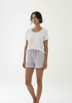 DEREK ROSE - Cotton lounge short/Micro modal crew neck tee