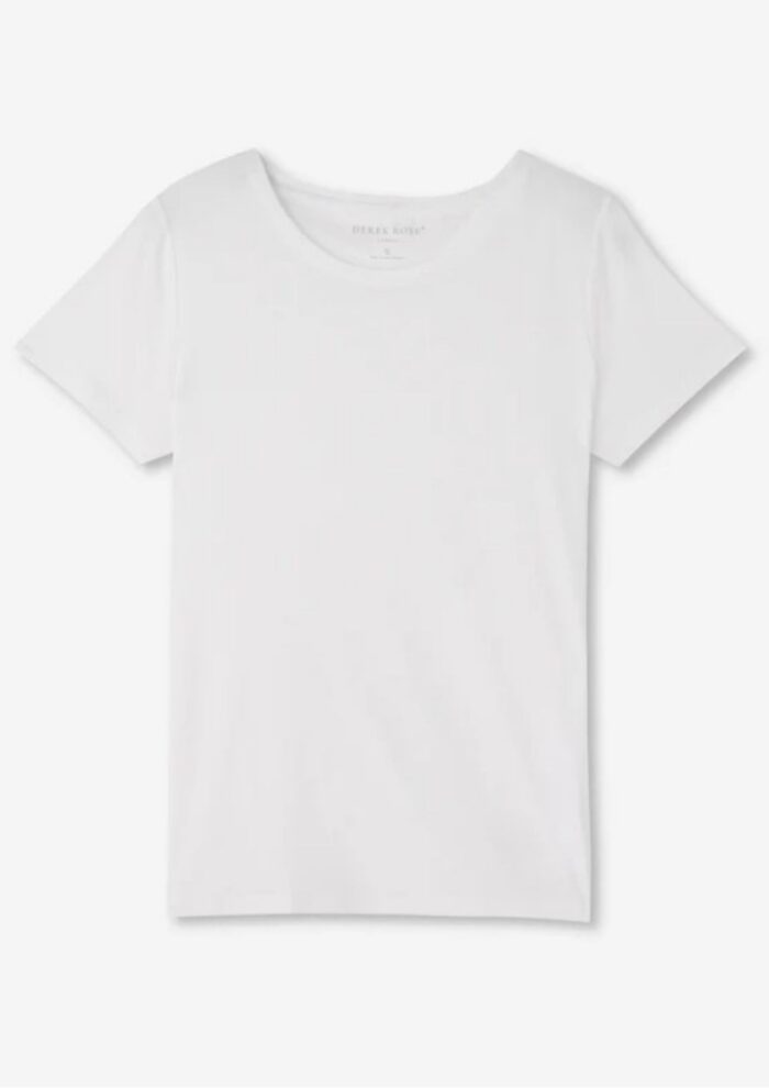 DEREK ROSE - Cotton lounge short/Micro modal crew neck tee - Image 2